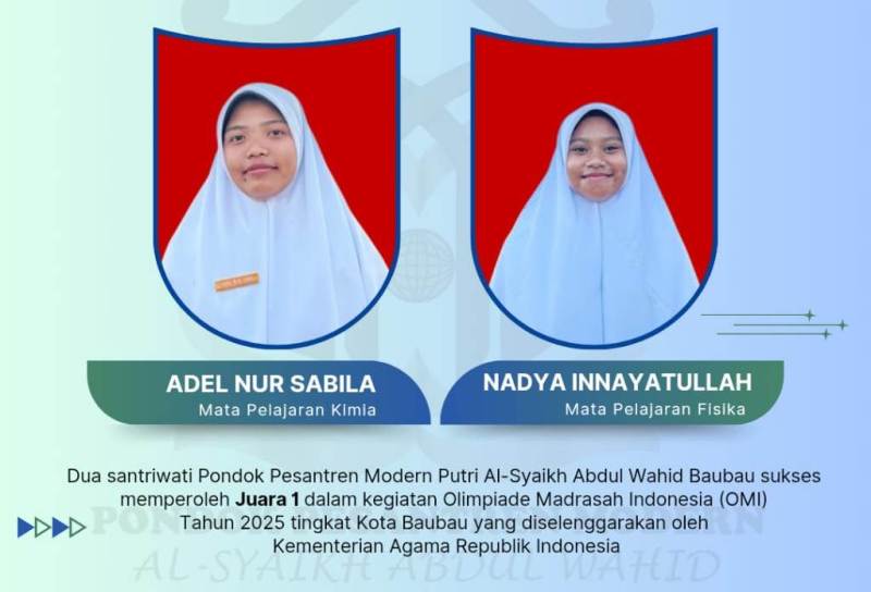 Juara 1 Kimia dan Fisika